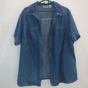 JEANS VINTAGE SHORT SLEEVE - MIA LINEA (XL)